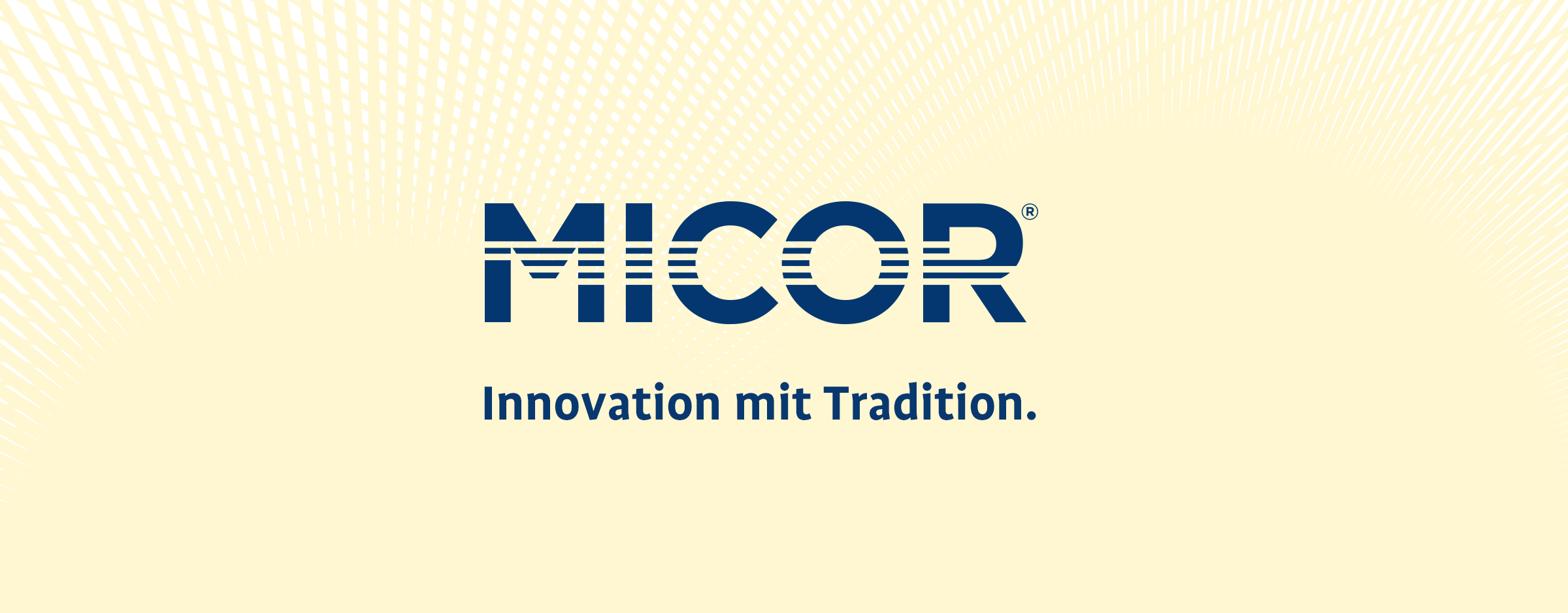 MICOR Logo Innovation mit Tradition.