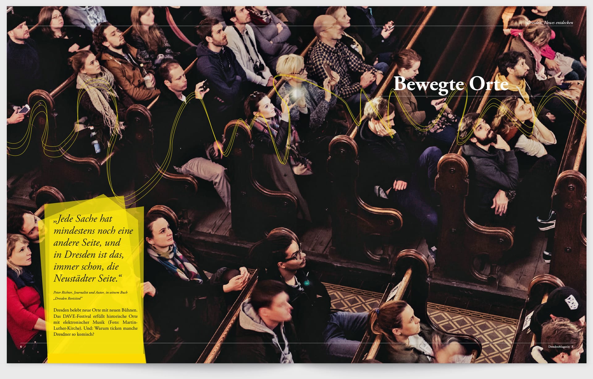 Dresden Magazin, Innenseite
